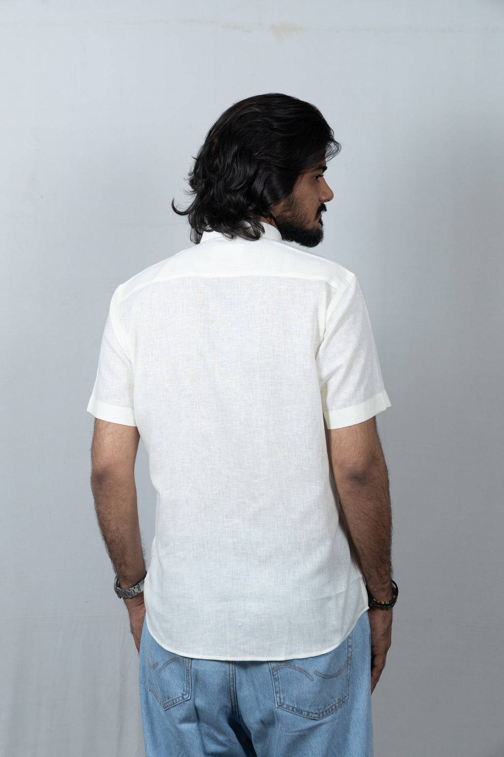 Sunline Pleat Shirt - Light Yellow