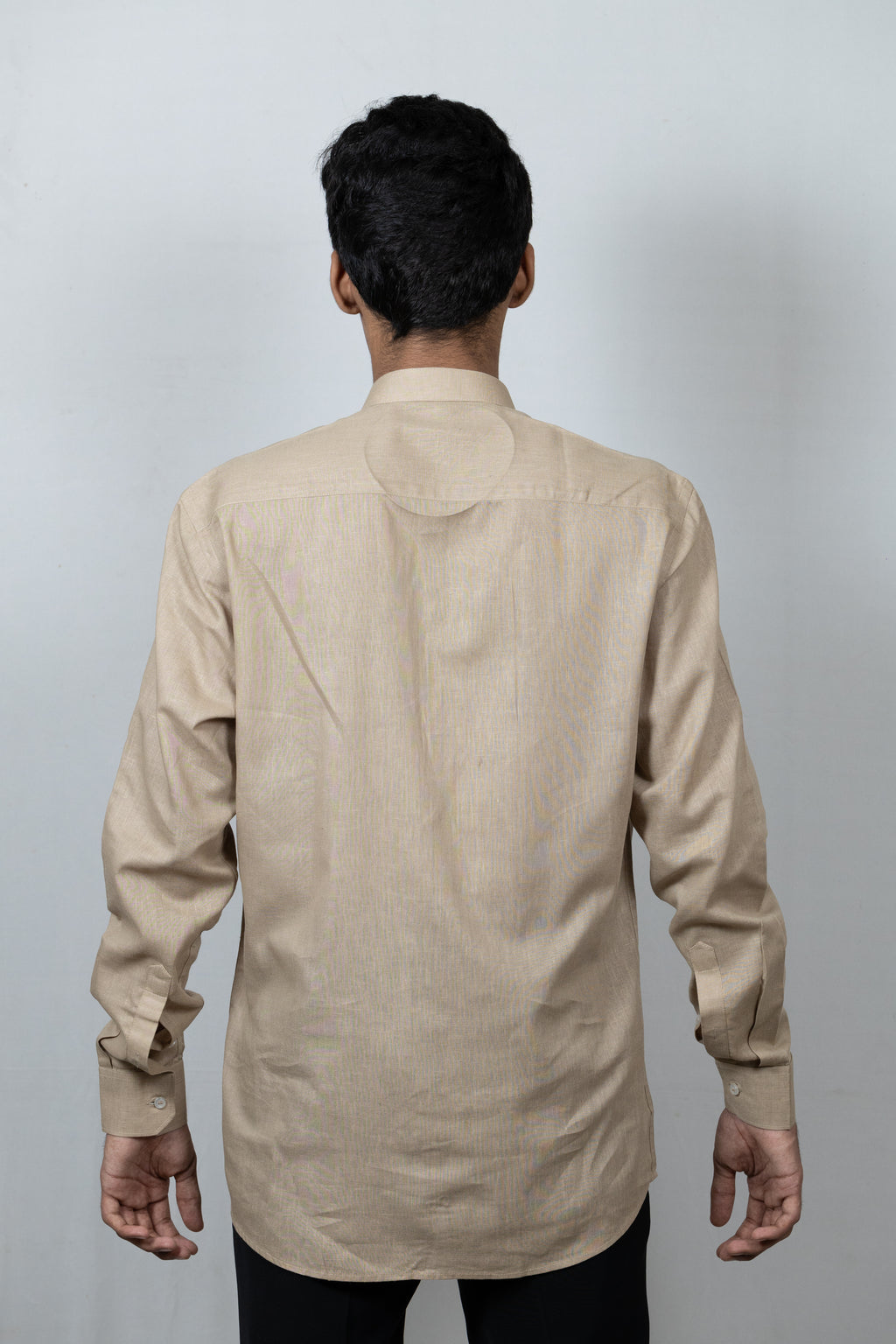 Urban Trim Linen Shirt - Light Brown