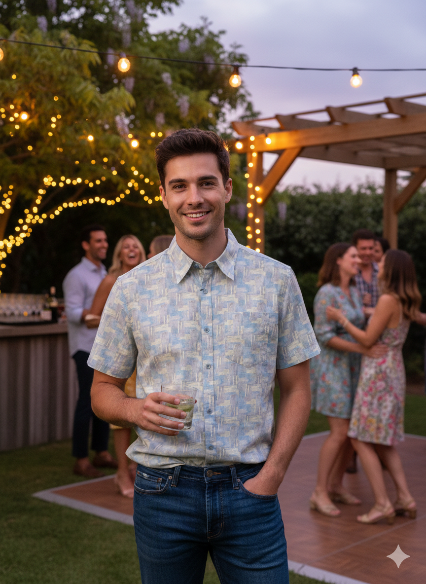 The Sunlit Pastel Linen Shirt
