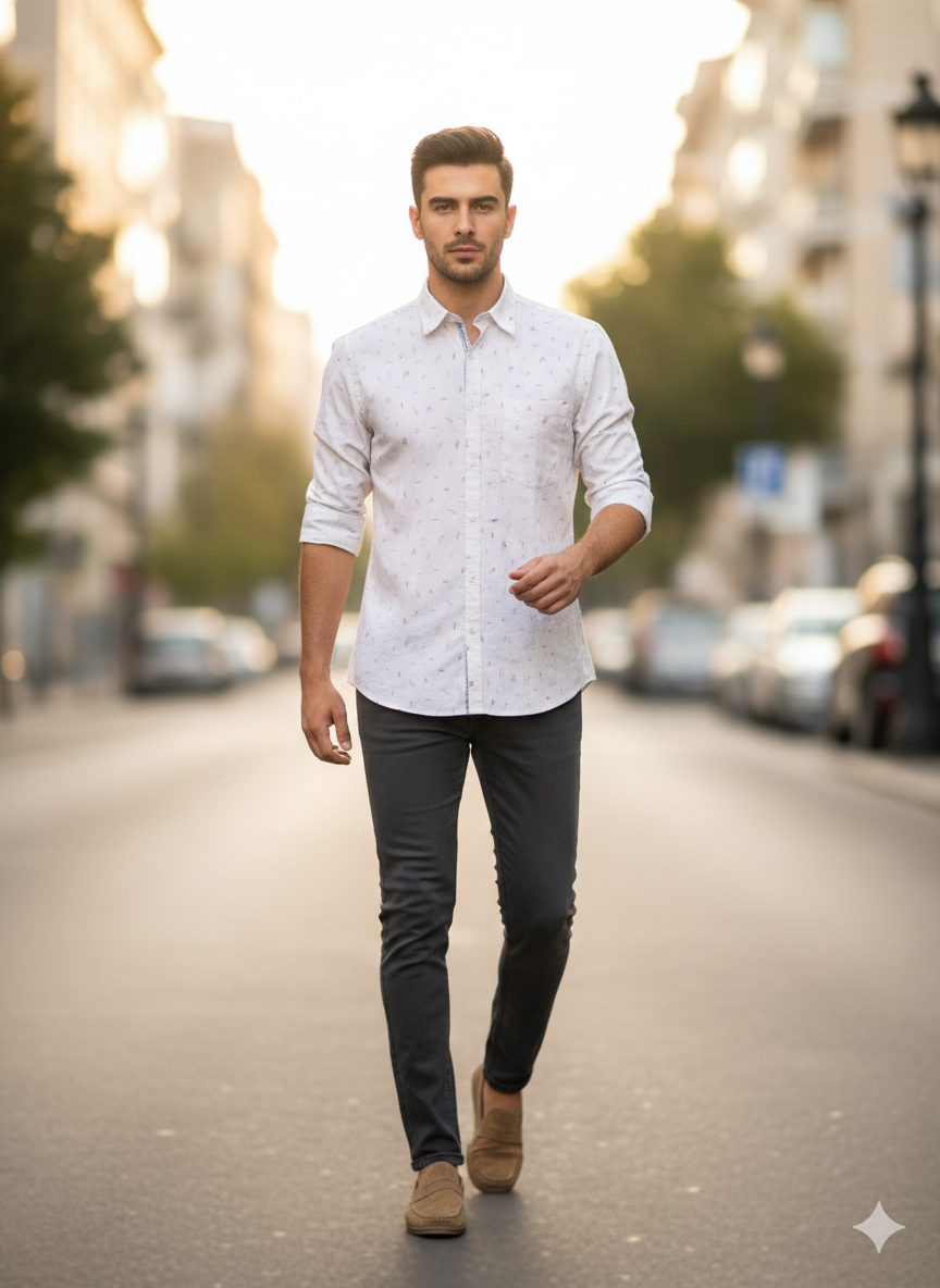 The Slate-Speckled Shirt