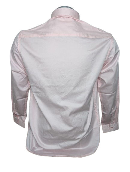 Pink Printed Casual Shirt