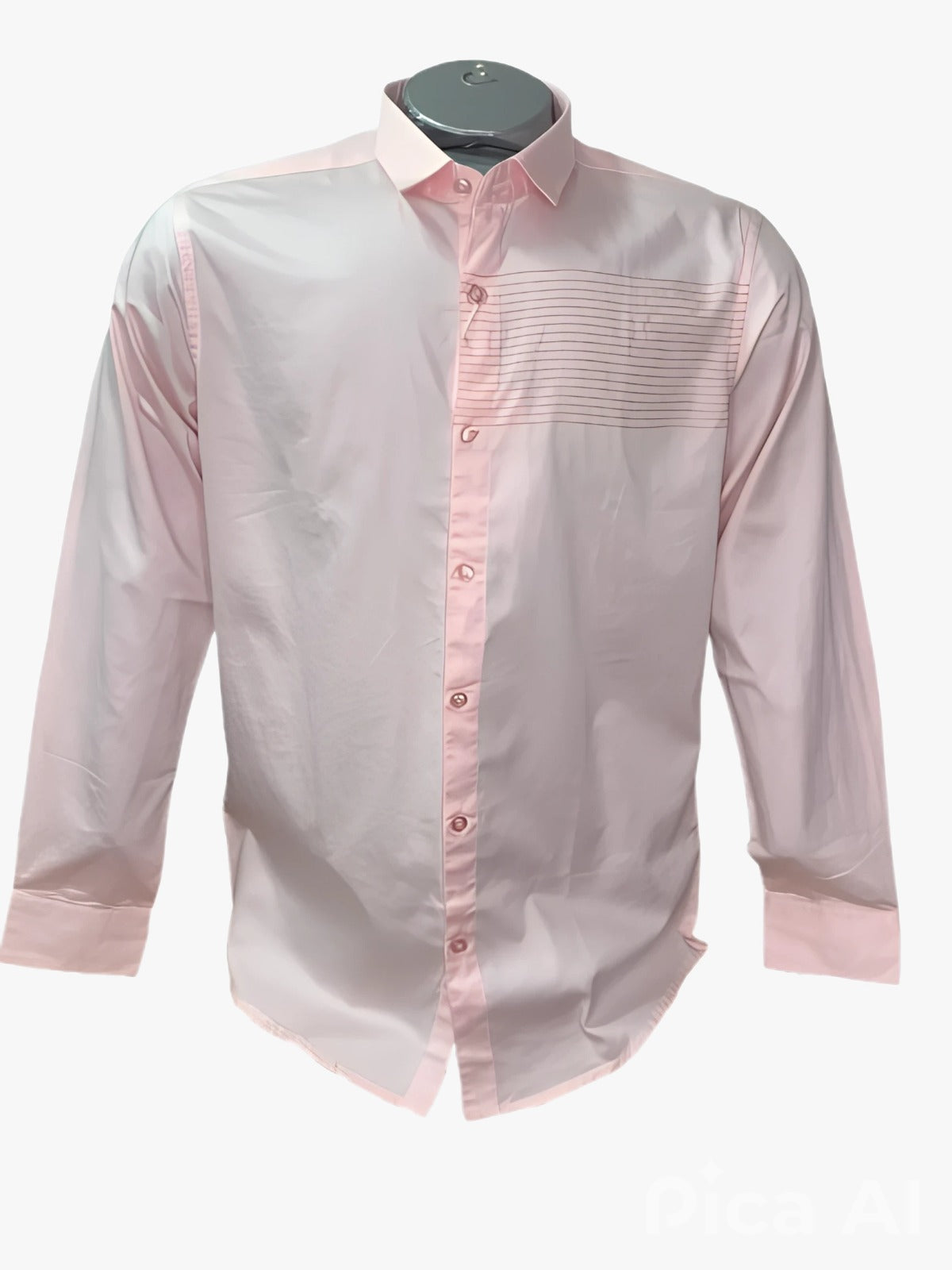Pink Printed Casual Shirt